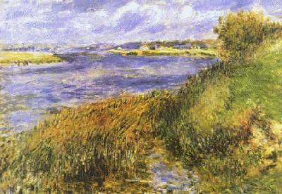 Pierre Renoir Banks of the Seine at Champrosay china oil painting image